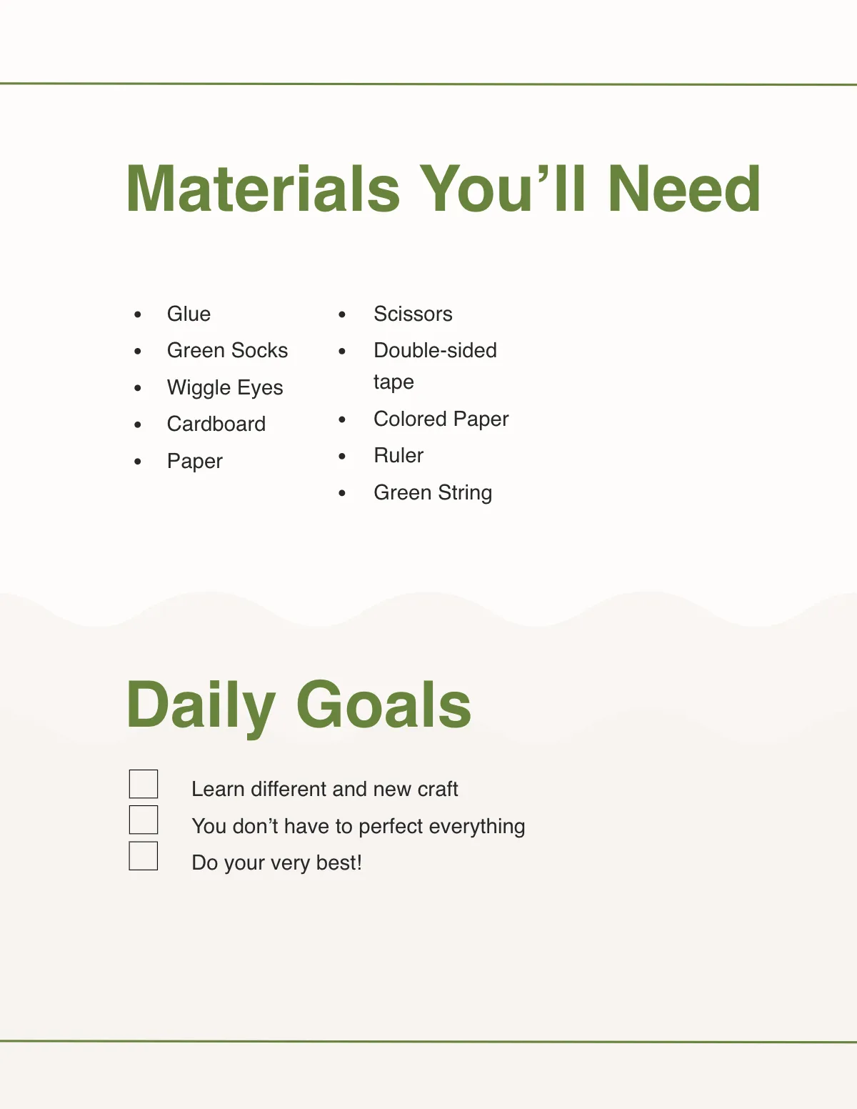 Free St. Patrick's Day Unit Workbook Template to Edit Online