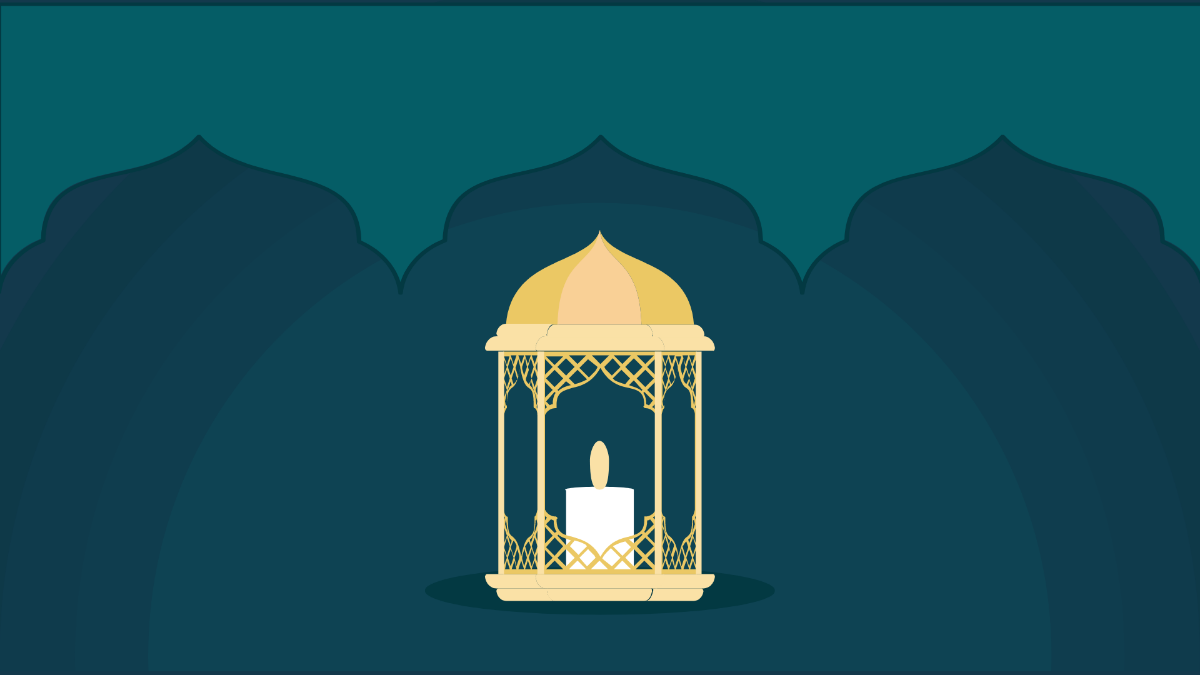Eid al-Fitr Gradient Background Template