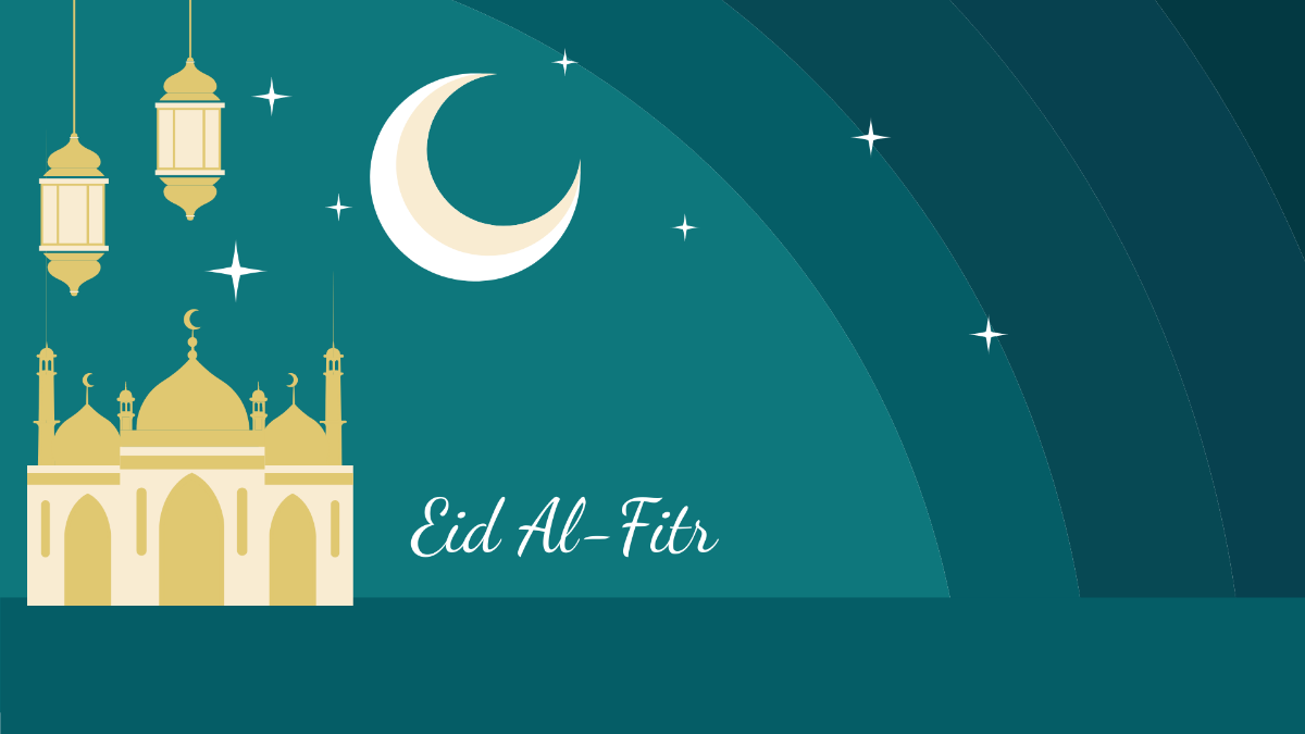 Eid al-Fitr High resolution Background Template