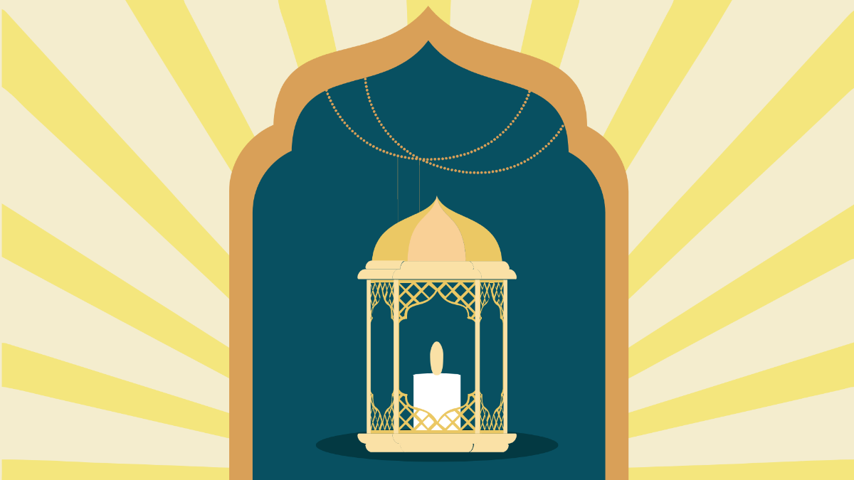 Eid al-Fitr Light Background Template