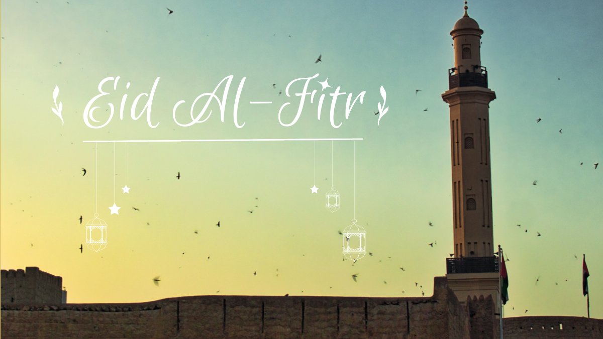 Free Eid al-Fitr Photo Background Template