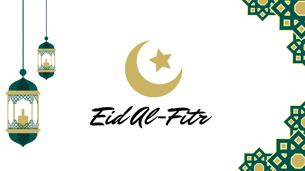 Free Eid al-Fitr Transparent Background Template