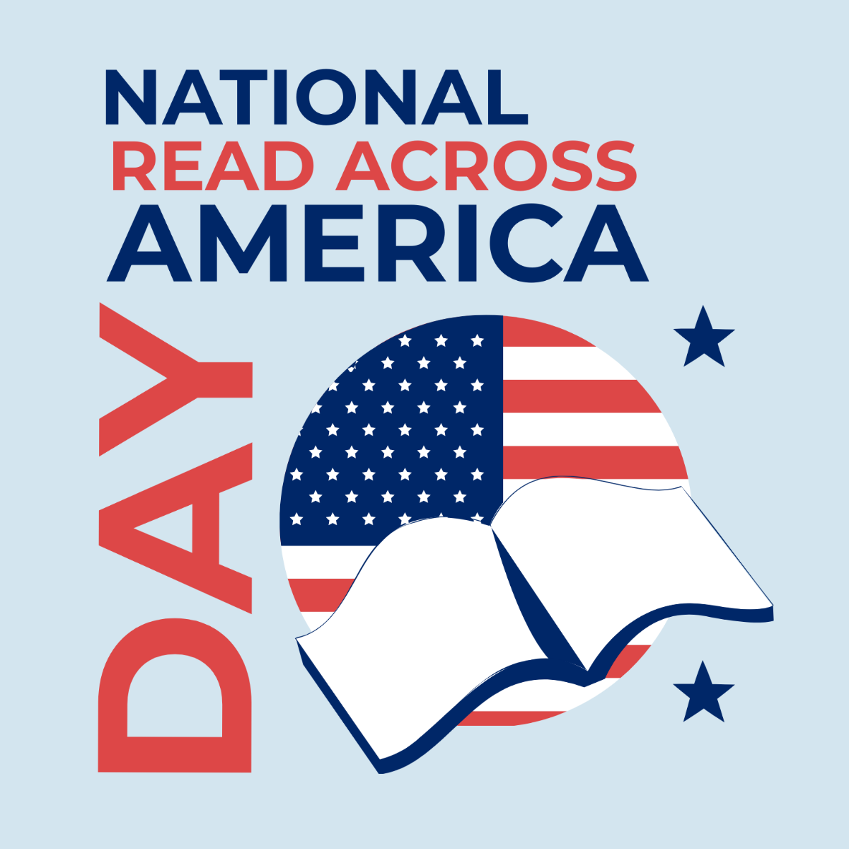 National Read Across America Day Vector Template