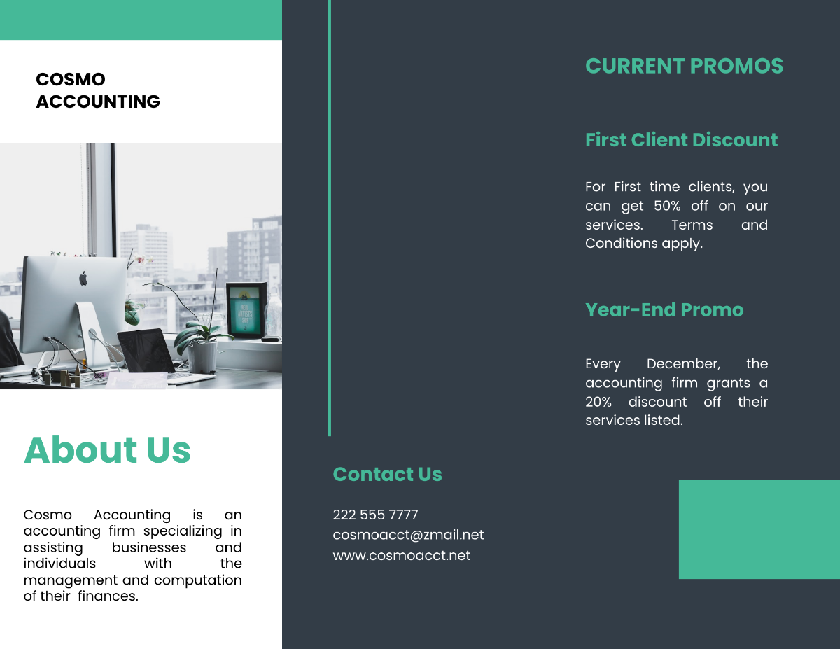 Free Corporate Services Business Brochure