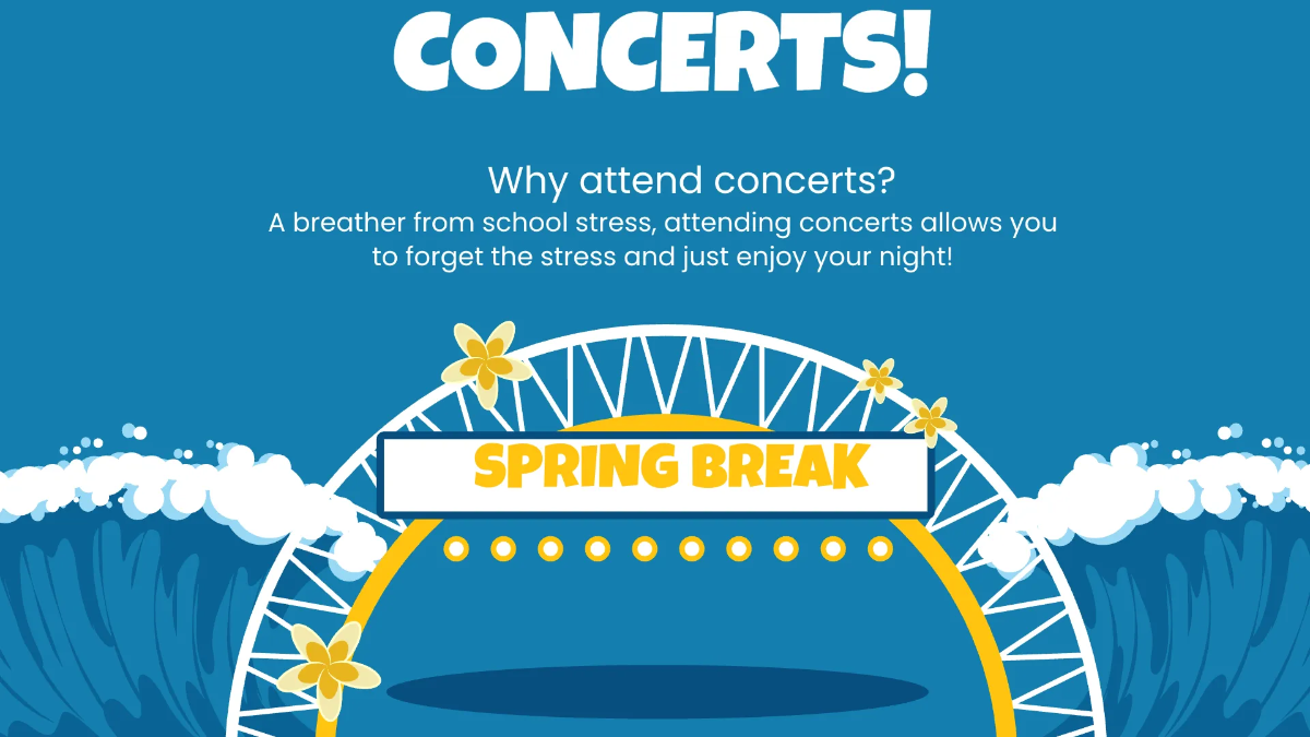 Free Spring Break Presentation Template to Edit Online
