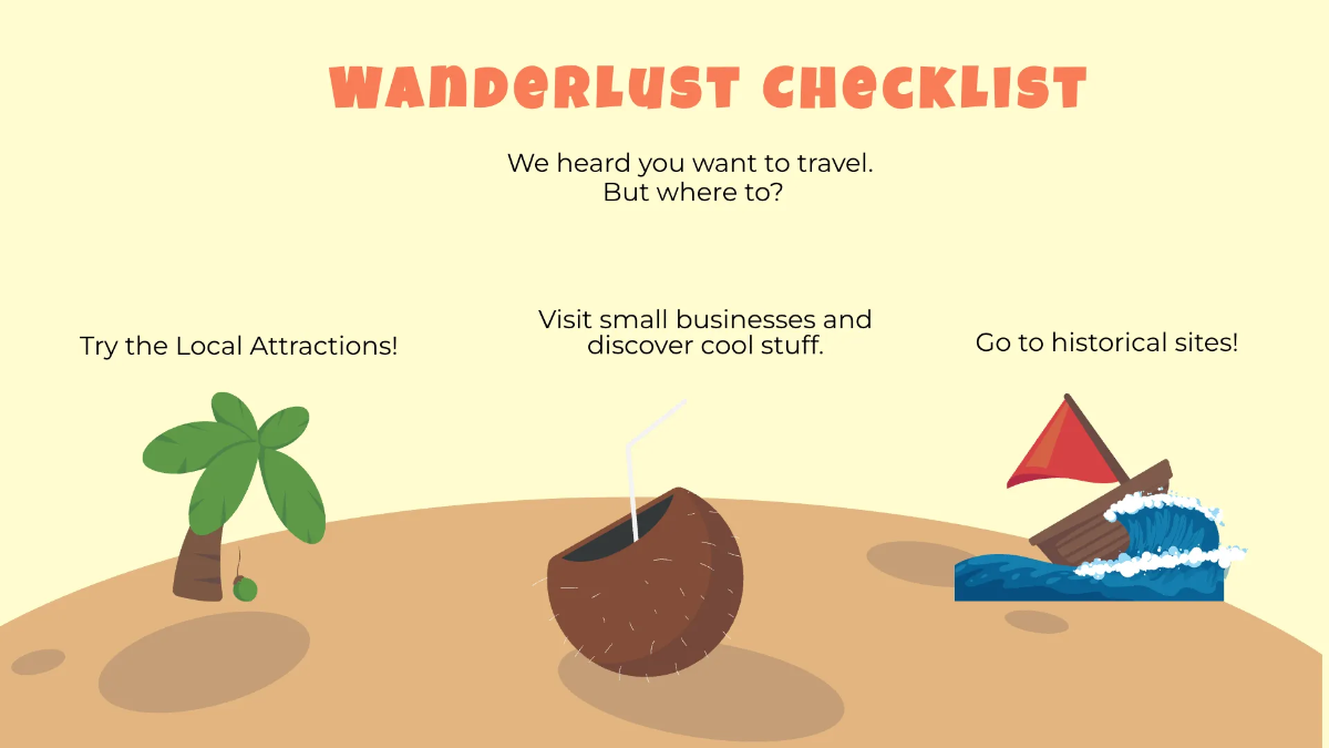 Free Spring Break Presentation Template to Edit Online