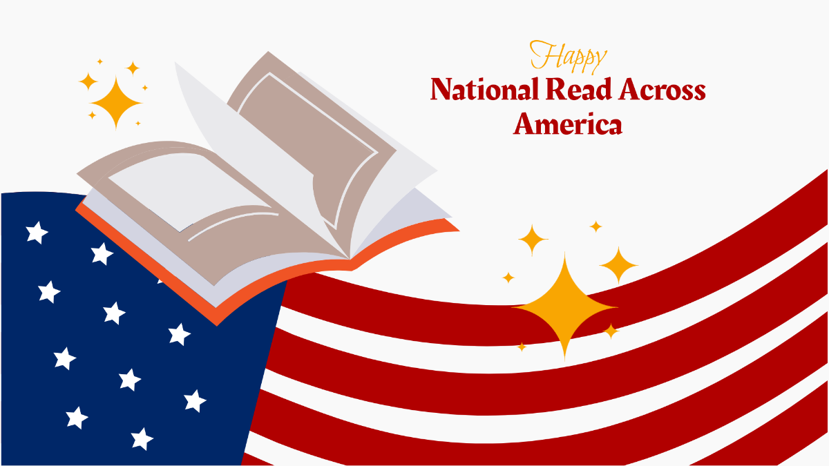 Happy National Read Across America Day Background Template