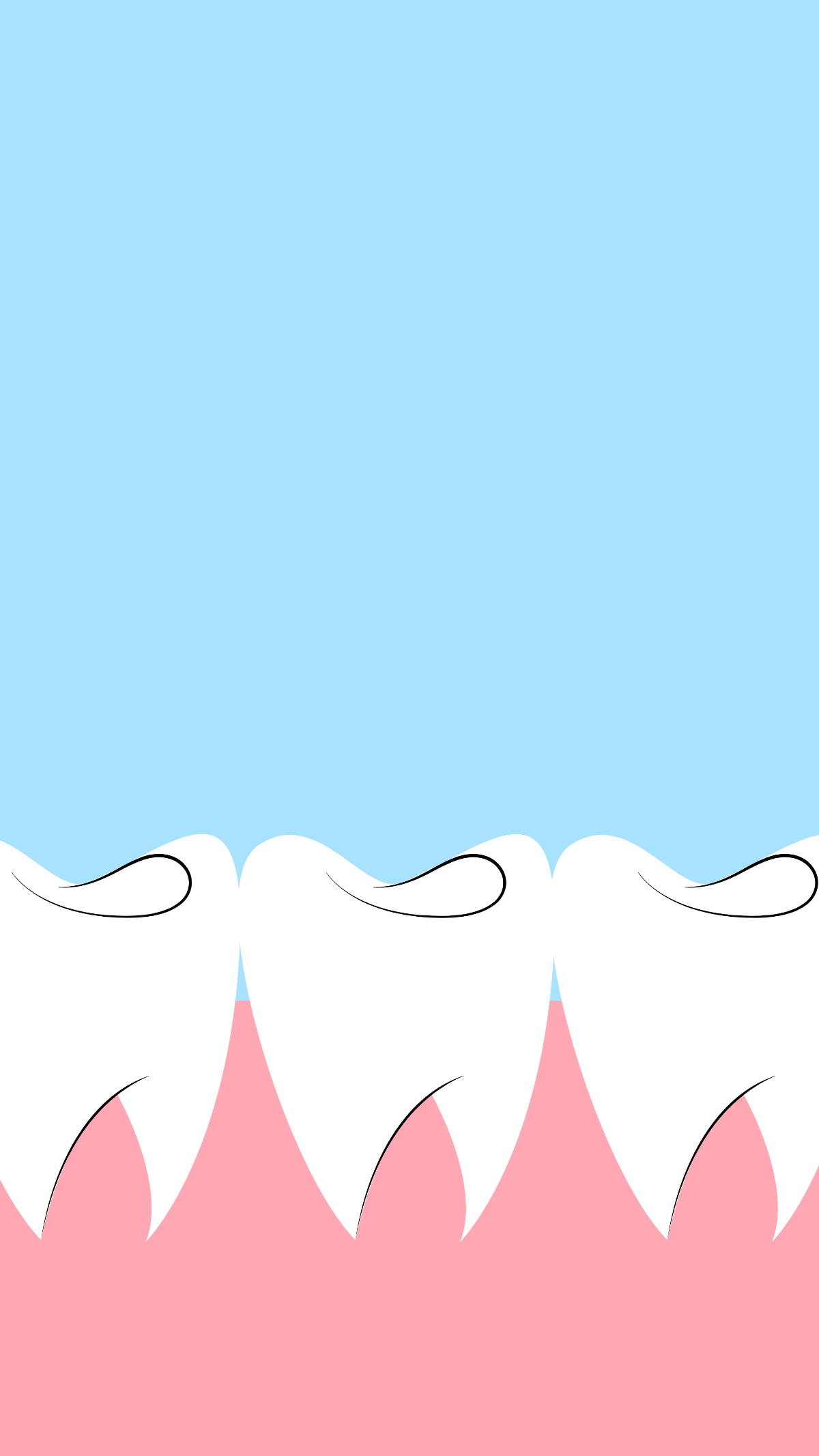 National Dentist's Day iPhone Background Template