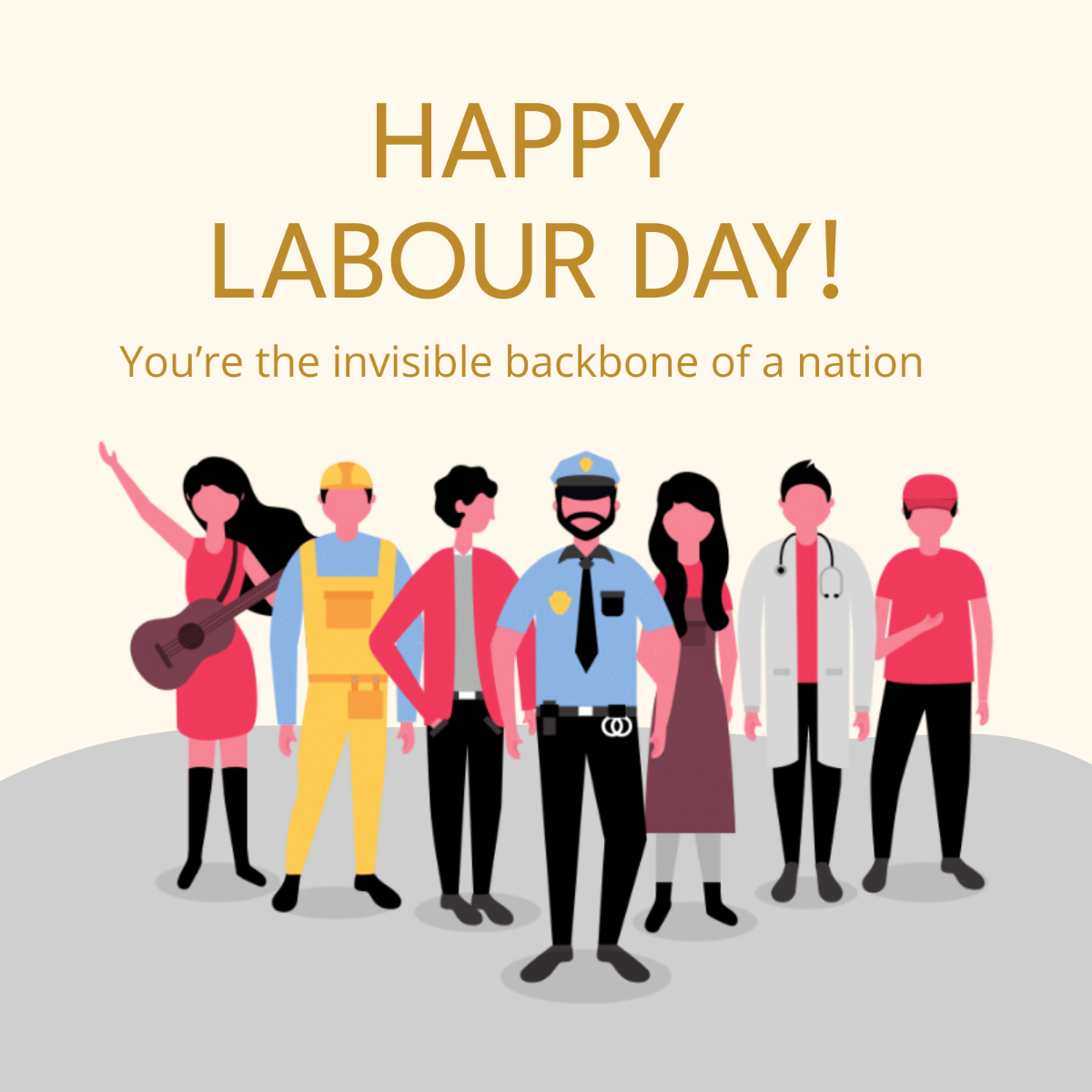 Labour Day Whatsapp Post Template