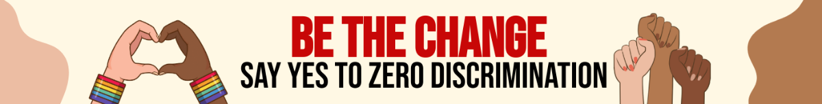 Free Zero Discrimination Day Website Banner Template