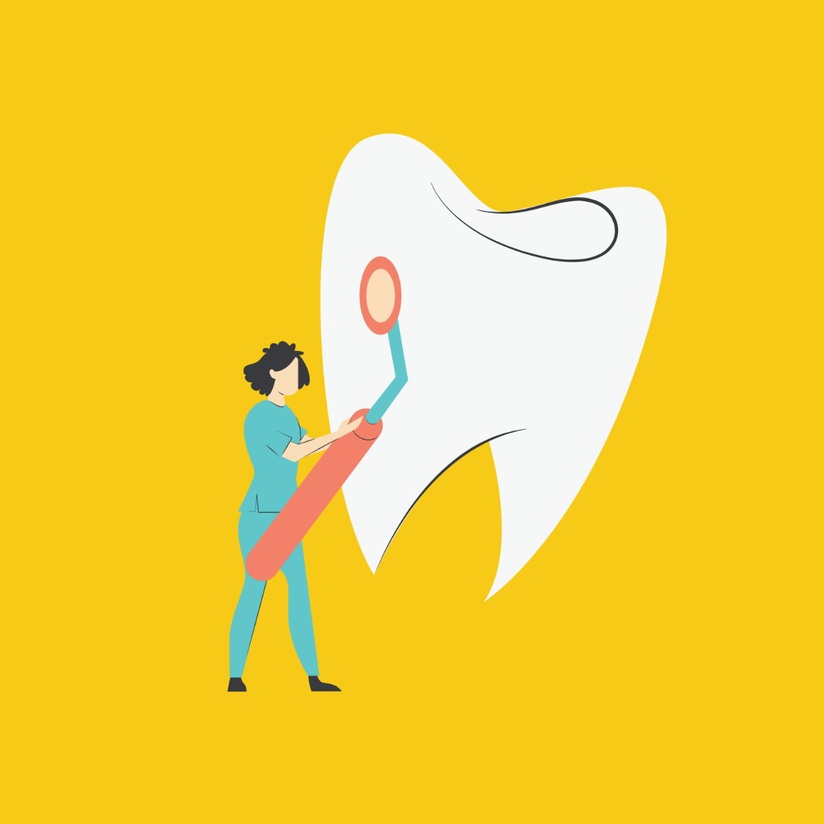 National Dentist's Day Vector Template