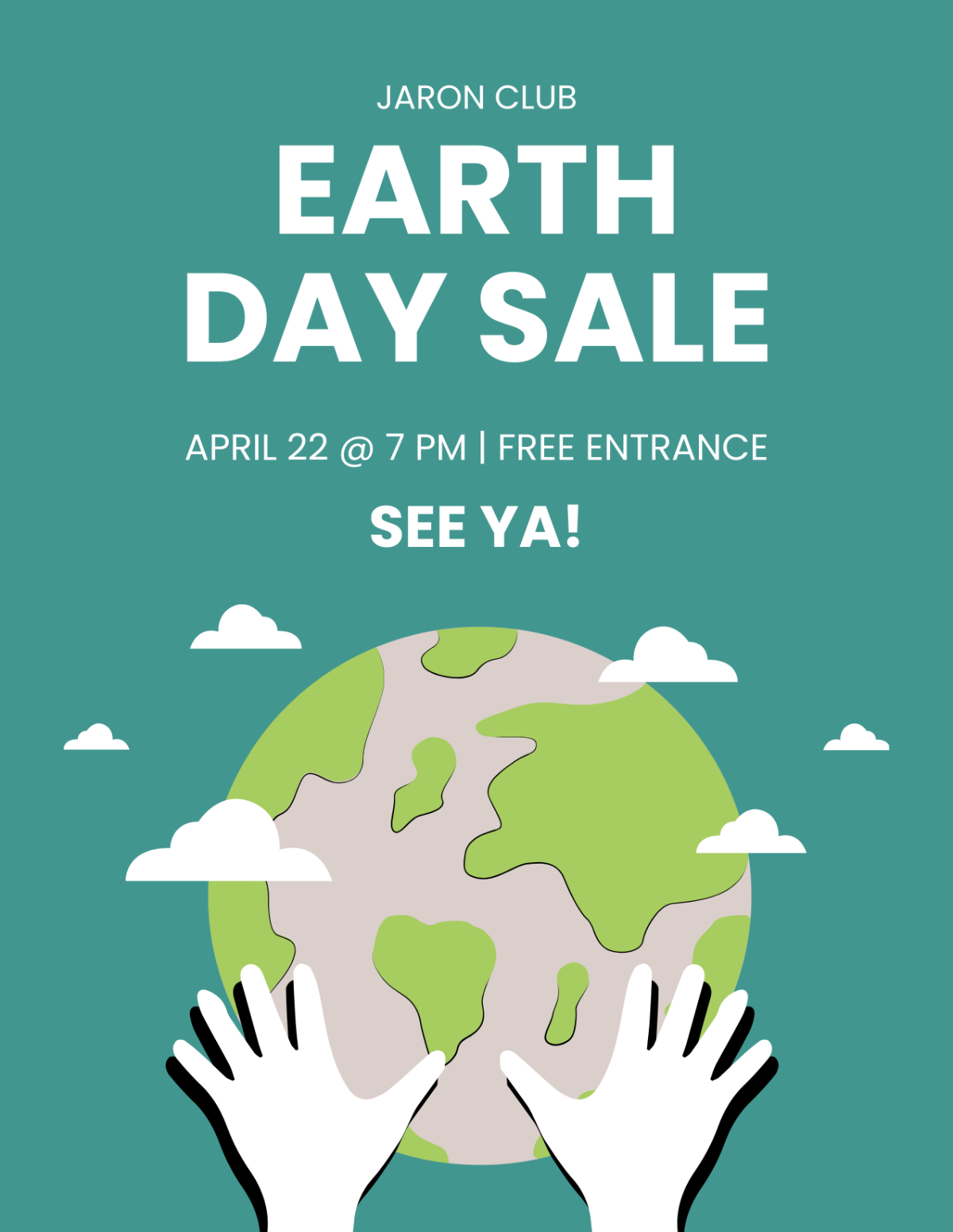 Party Earth Day Flyer Template - Edit Online & Download