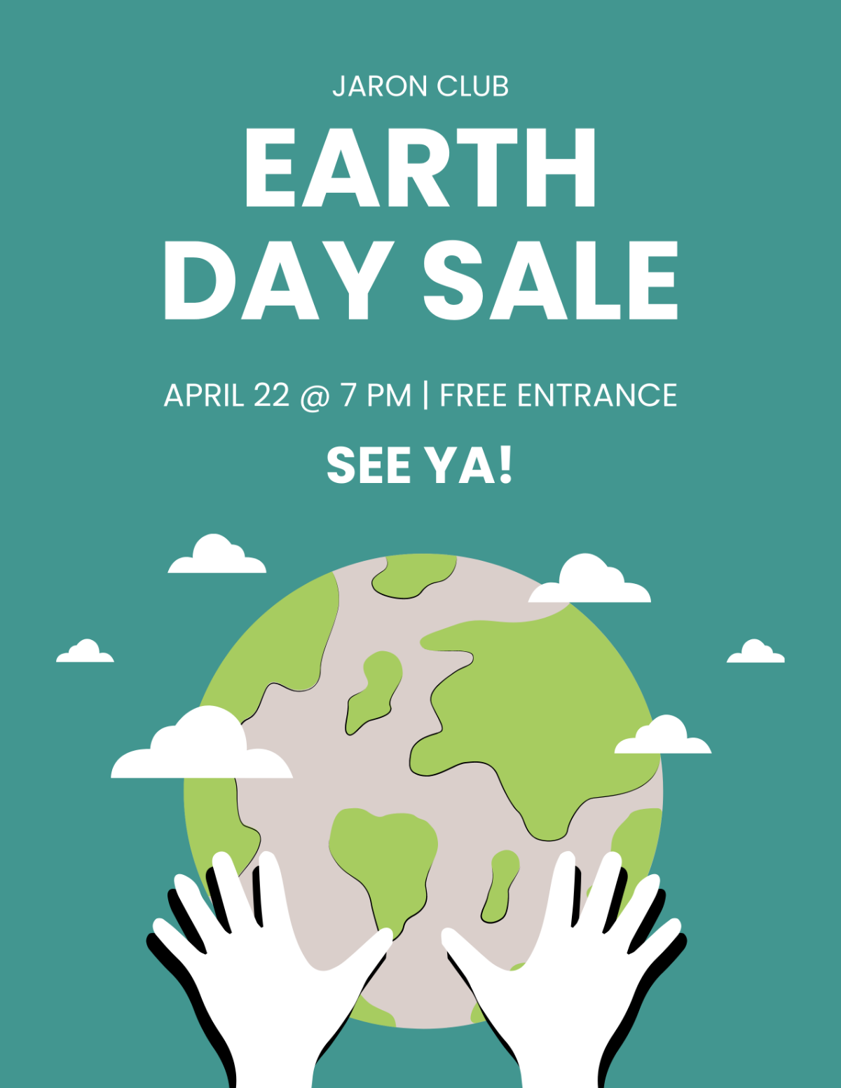 Party Earth Day Flyer Template