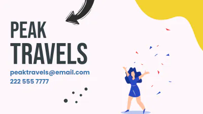 Free Travel And Tourism Presentation Template to Edit Online