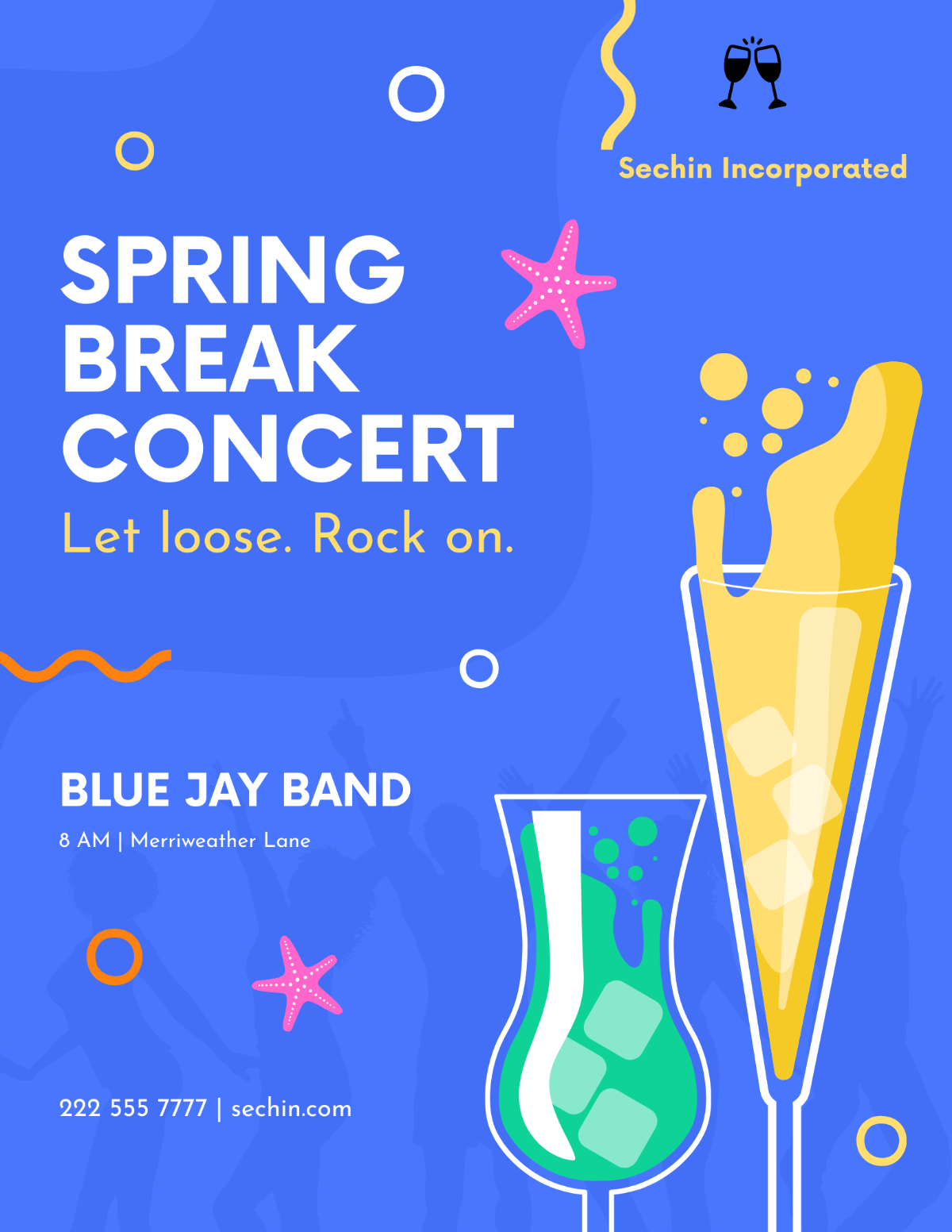 Spring Break Flyer Template - Edit Online & Download