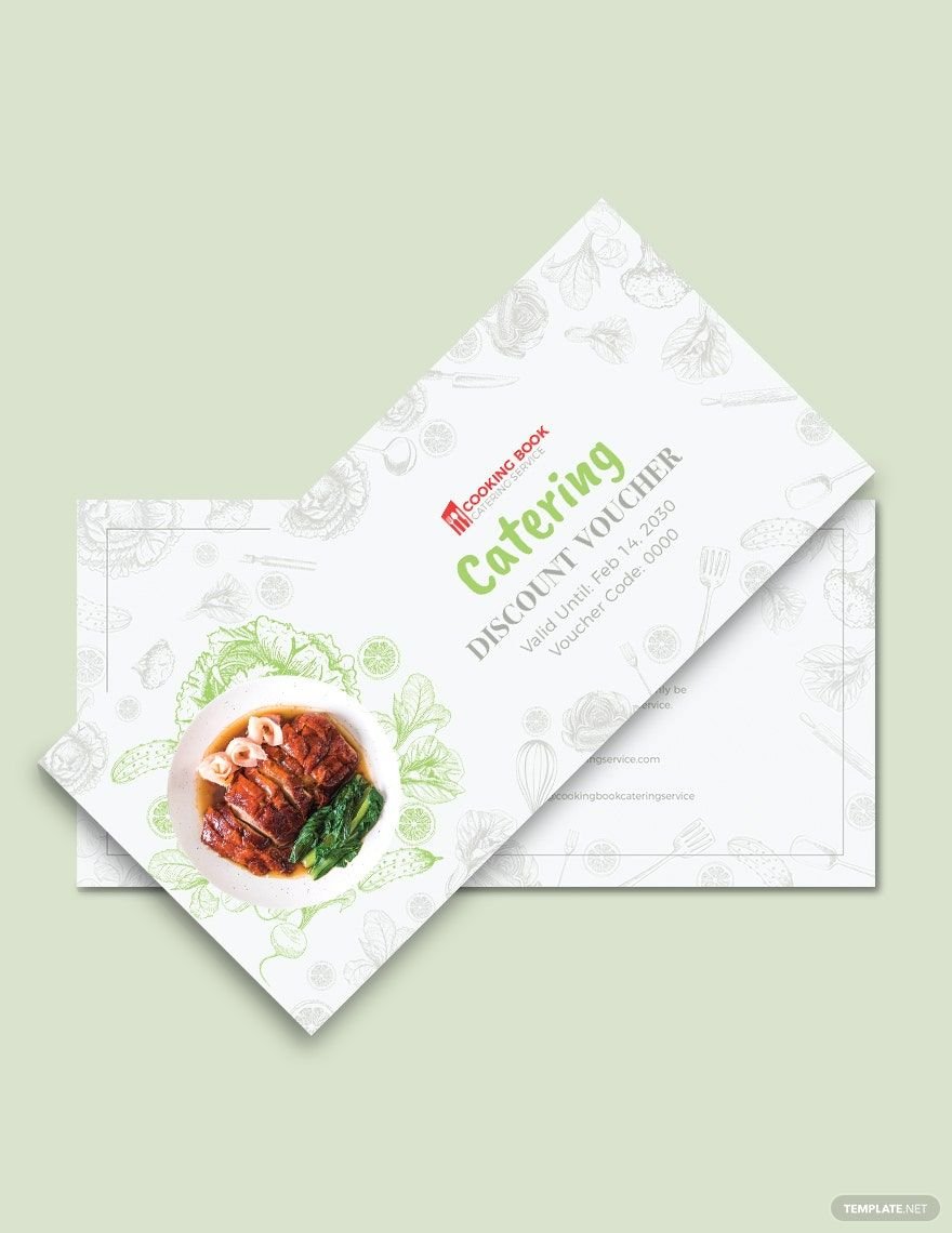 Free Catering Discount Voucher Template