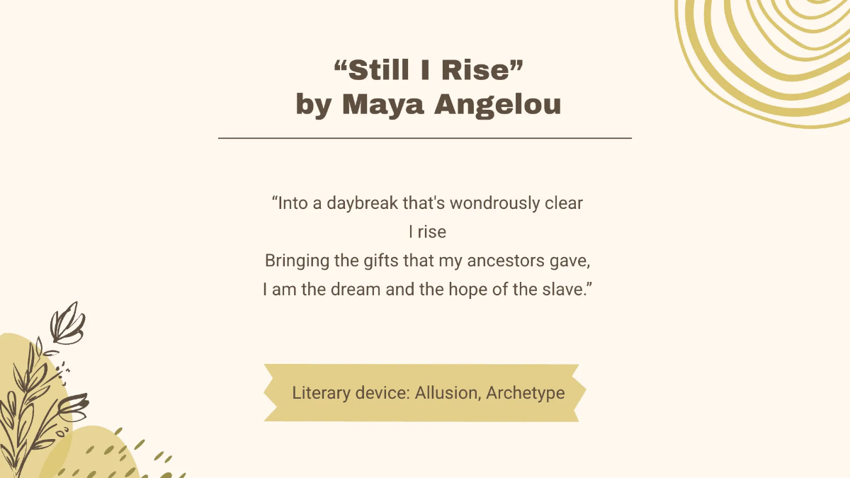 Free Design English Presentation Template to Edit Online