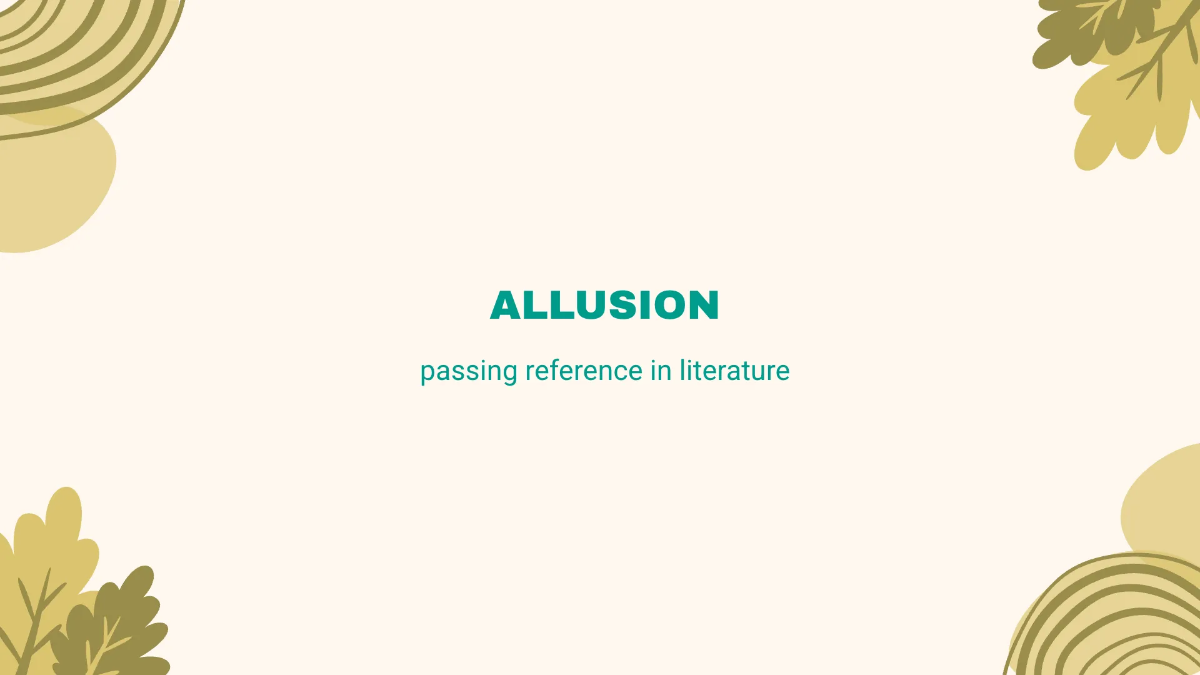 Free Design English Presentation Template to Edit Online