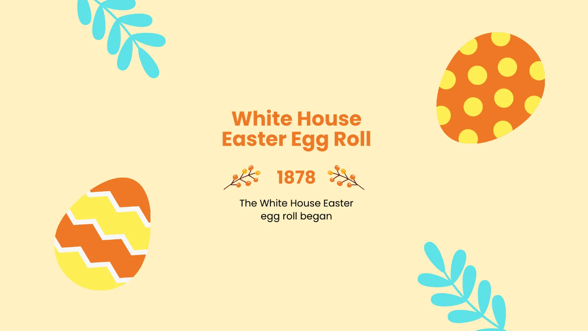 Free Simple Easter Presentation Template to Edit Online