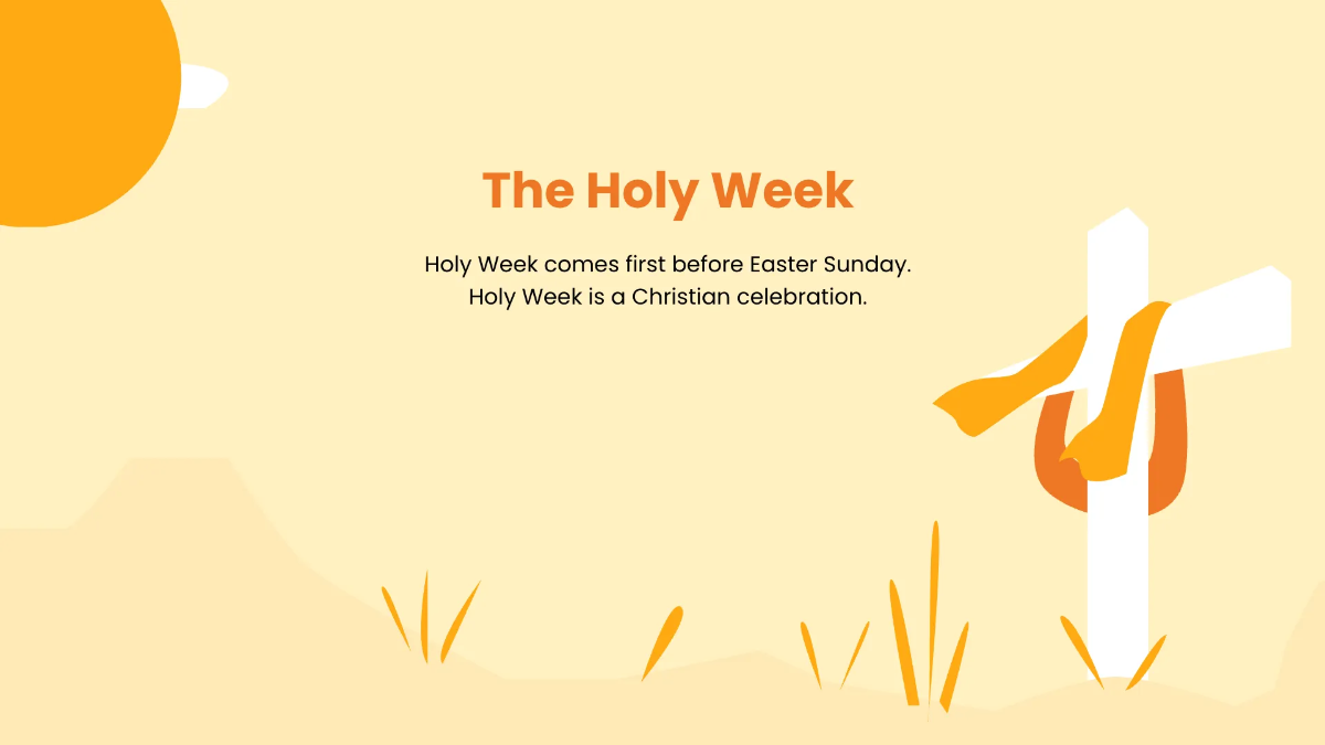 Free Simple Easter Presentation Template to Edit Online