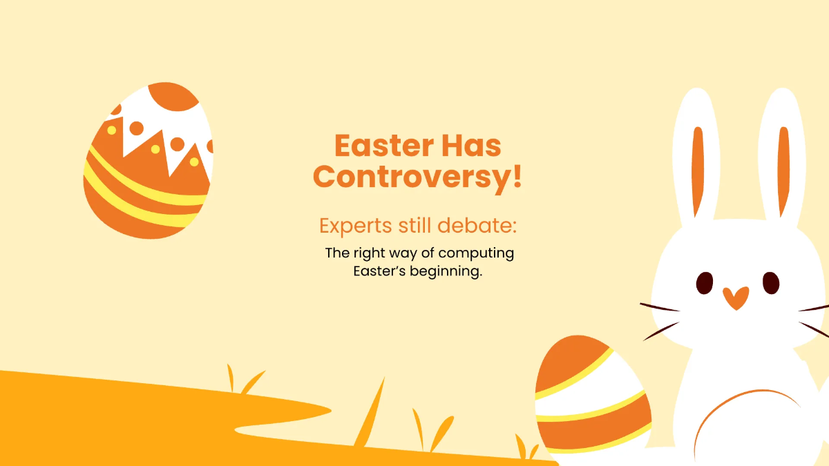Free Simple Easter Presentation Template to Edit Online