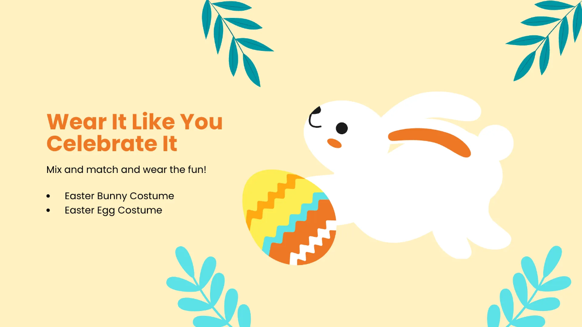 Free Simple Easter Presentation Template to Edit Online