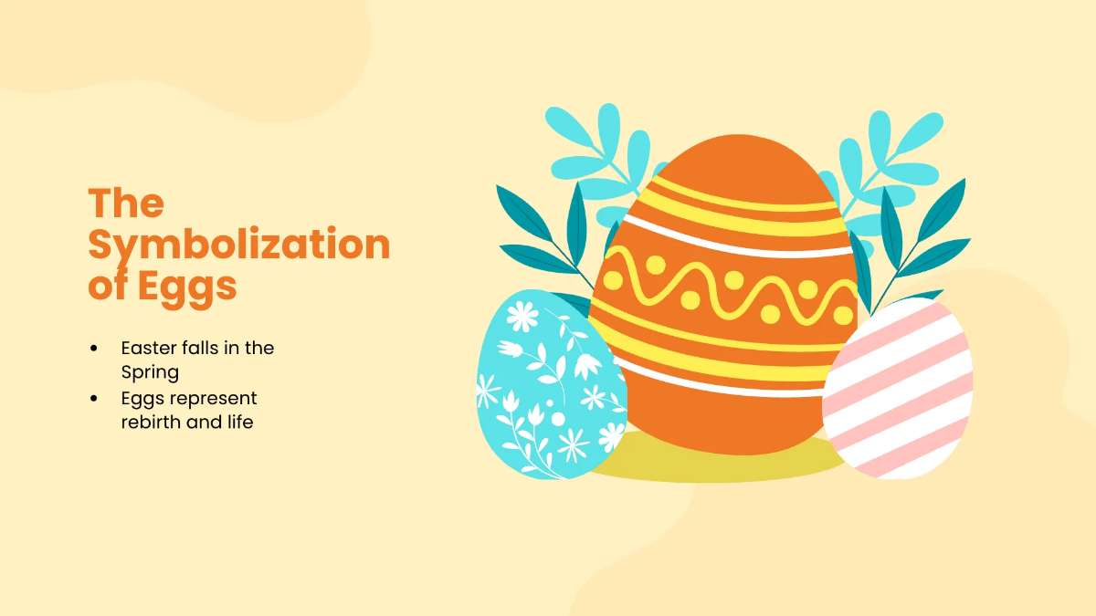 Free Simple Easter Presentation Template to Edit Online