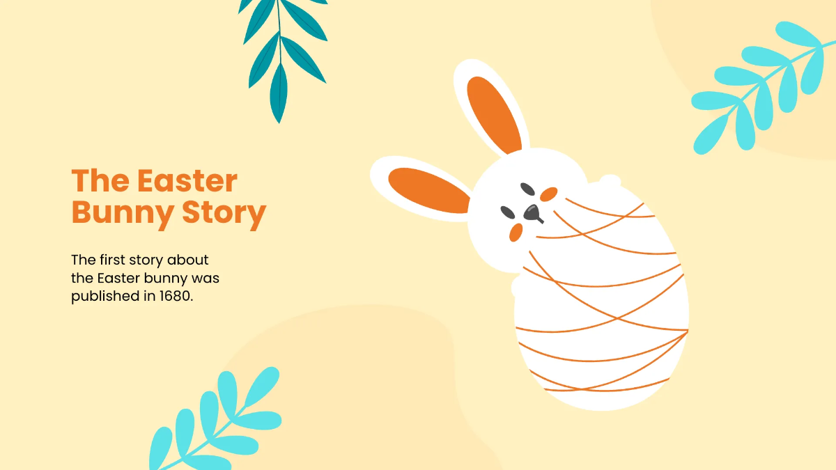 Free Simple Easter Presentation Template to Edit Online