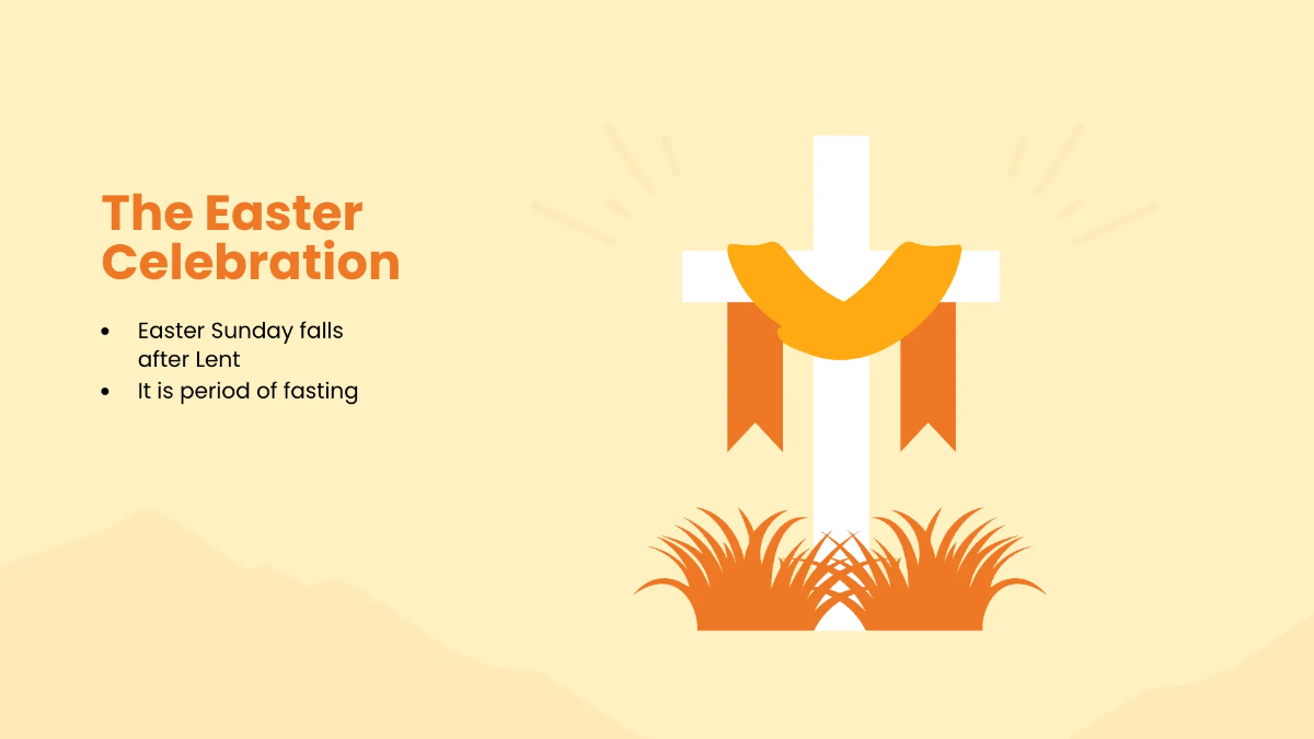 Free Simple Easter Presentation Template to Edit Online