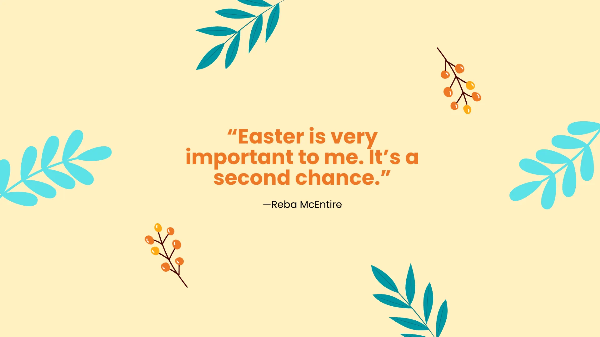 Free Simple Easter Presentation Template to Edit Online