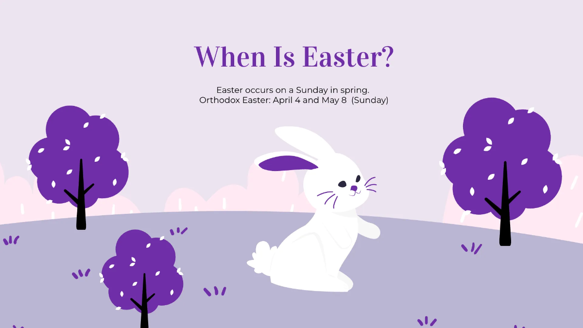 Free Easter Design Presentation Template to Edit Online