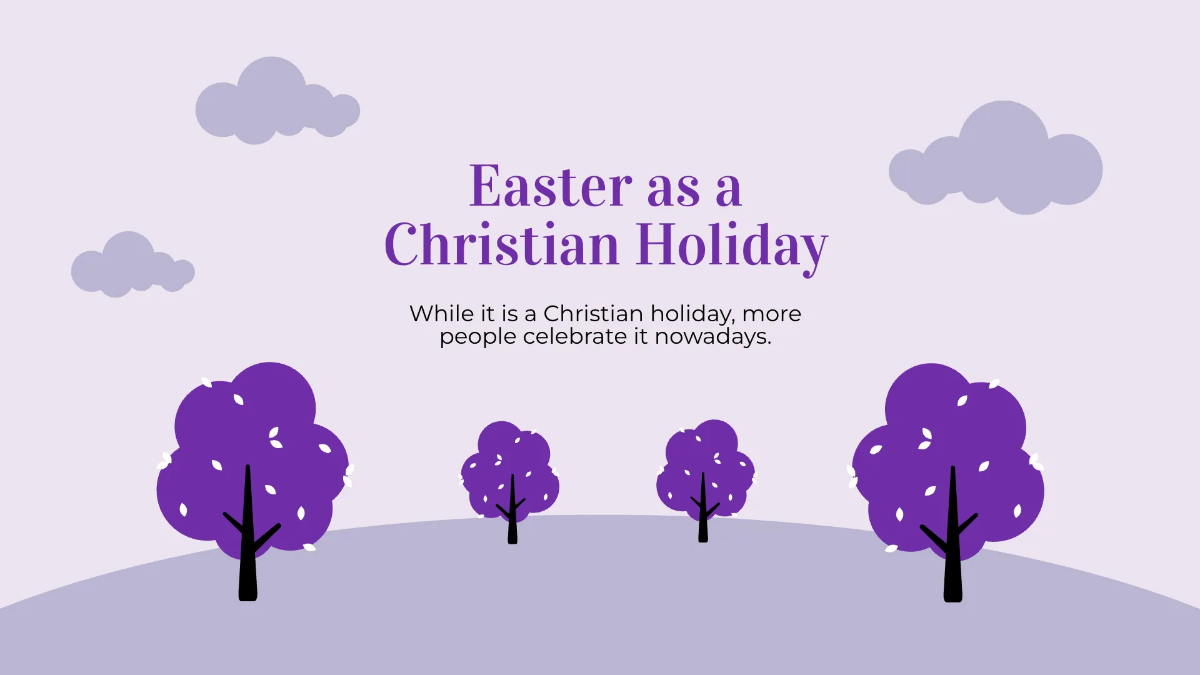 Free Easter Design Presentation Template to Edit Online