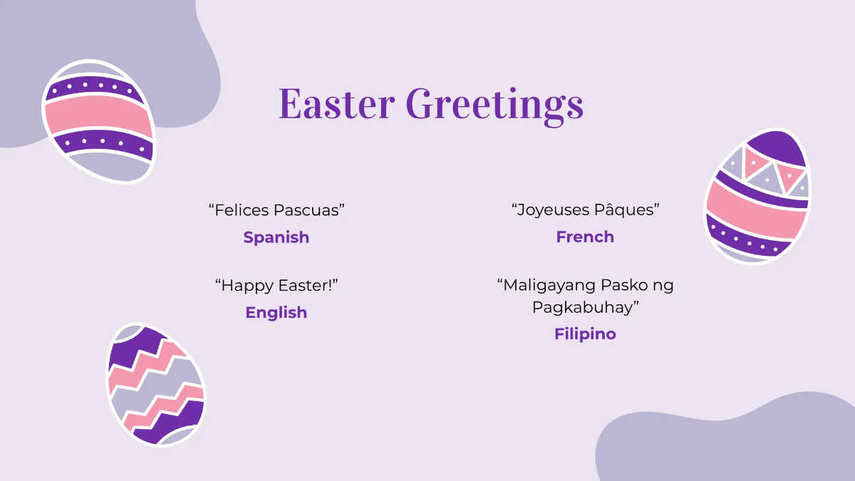 Free Easter Design Presentation Template to Edit Online