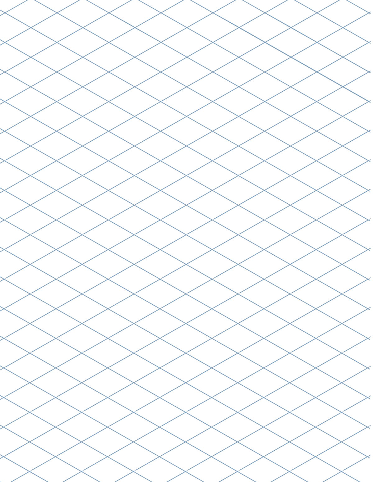Free Isometric Paper Template