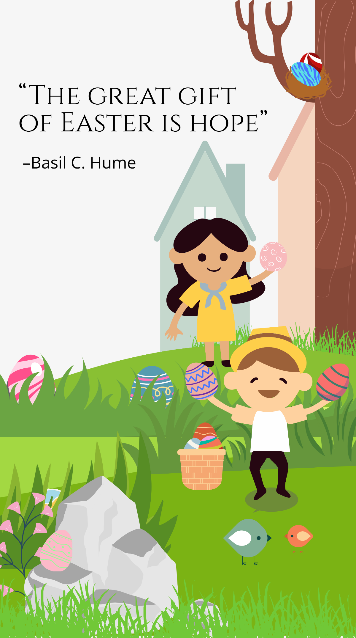 Free Easter Egg Hunt Quote Template