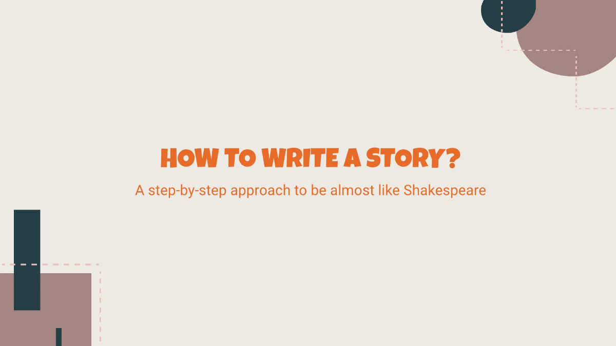 Free Creative English Presentation Template to Edit Online