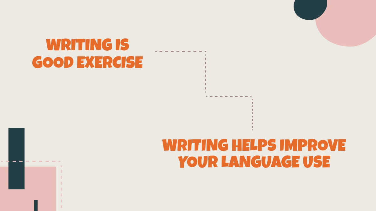 Free Creative English Presentation Template to Edit Online