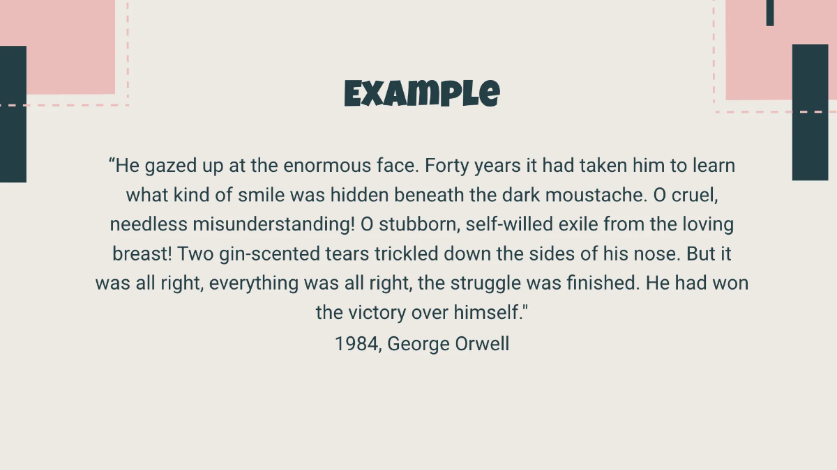 Free Creative English Presentation Template to Edit Online