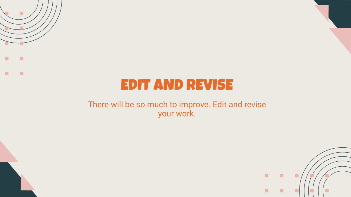 Free Creative English Presentation Template to Edit Online