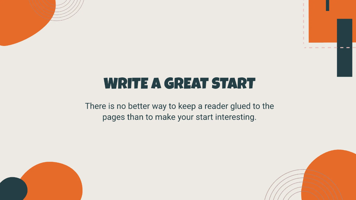 Free Creative English Presentation Template to Edit Online