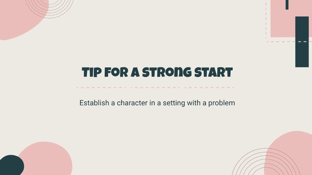 Free Creative English Presentation Template to Edit Online