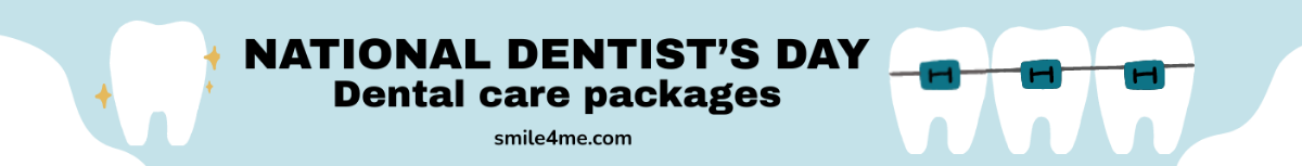 National Dentist's Day Website Banner Template
