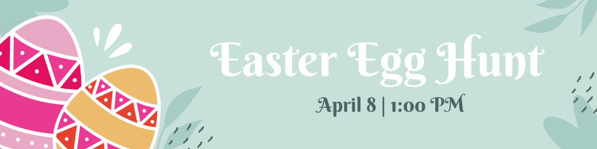 Easter Egg Hunt Linkedin Banner Template