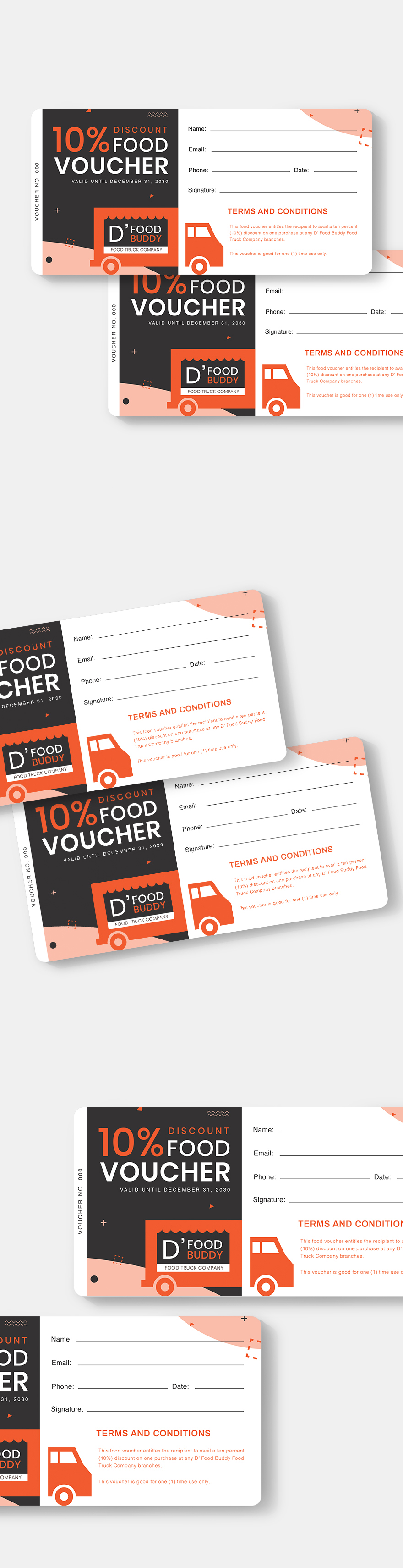 Food Voucher Templates 36+ Designs, Free Downloads