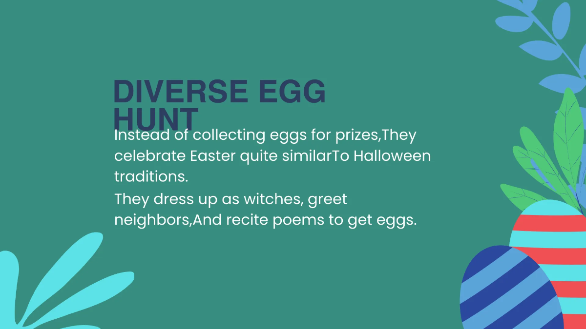 Free Easter Egg Hunt Presentation Template to Edit Online