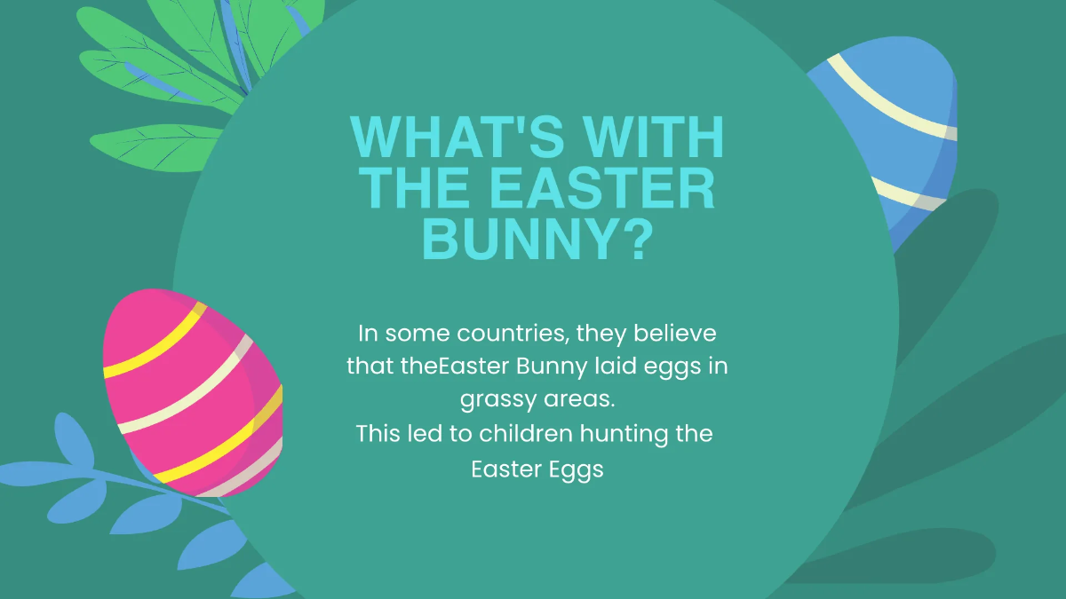 Free Easter Egg Hunt Presentation Template to Edit Online