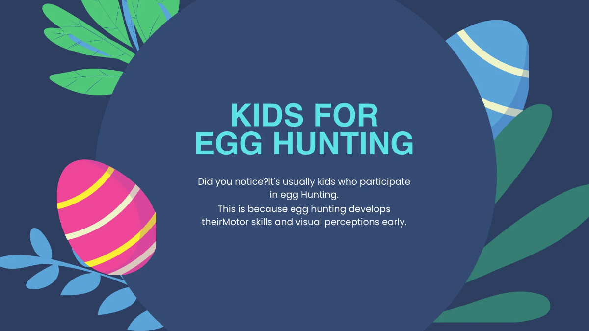 Free Easter Egg Hunt Presentation Template to Edit Online