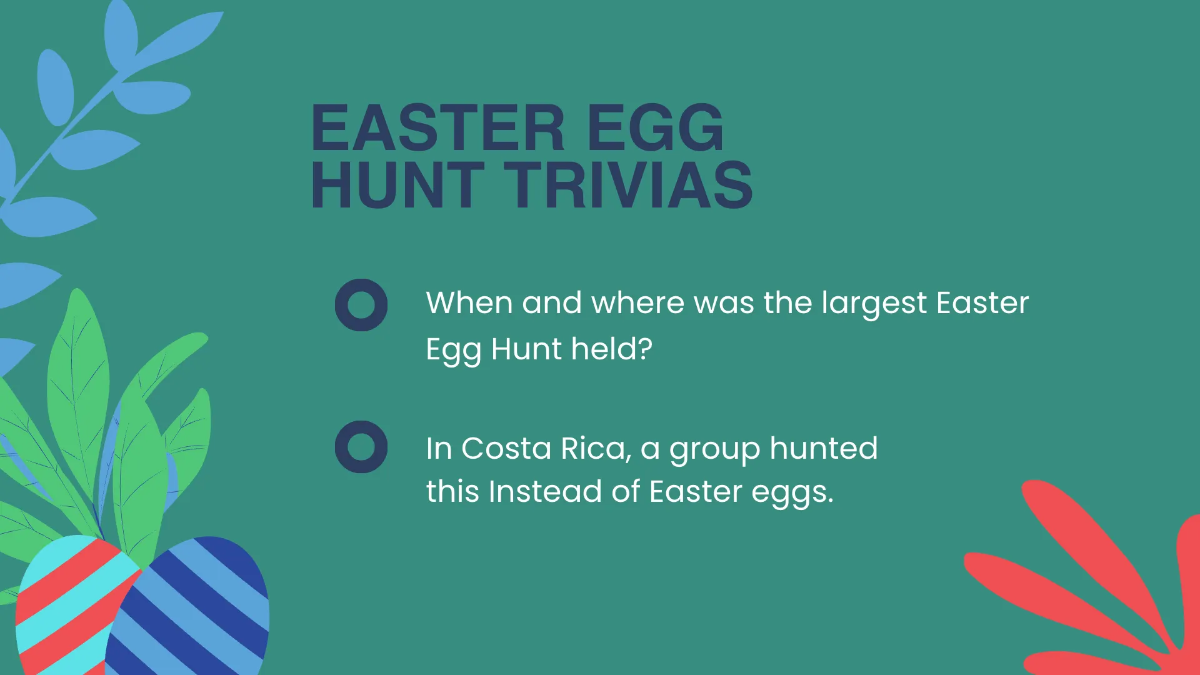 Free Easter Egg Hunt Presentation Template to Edit Online