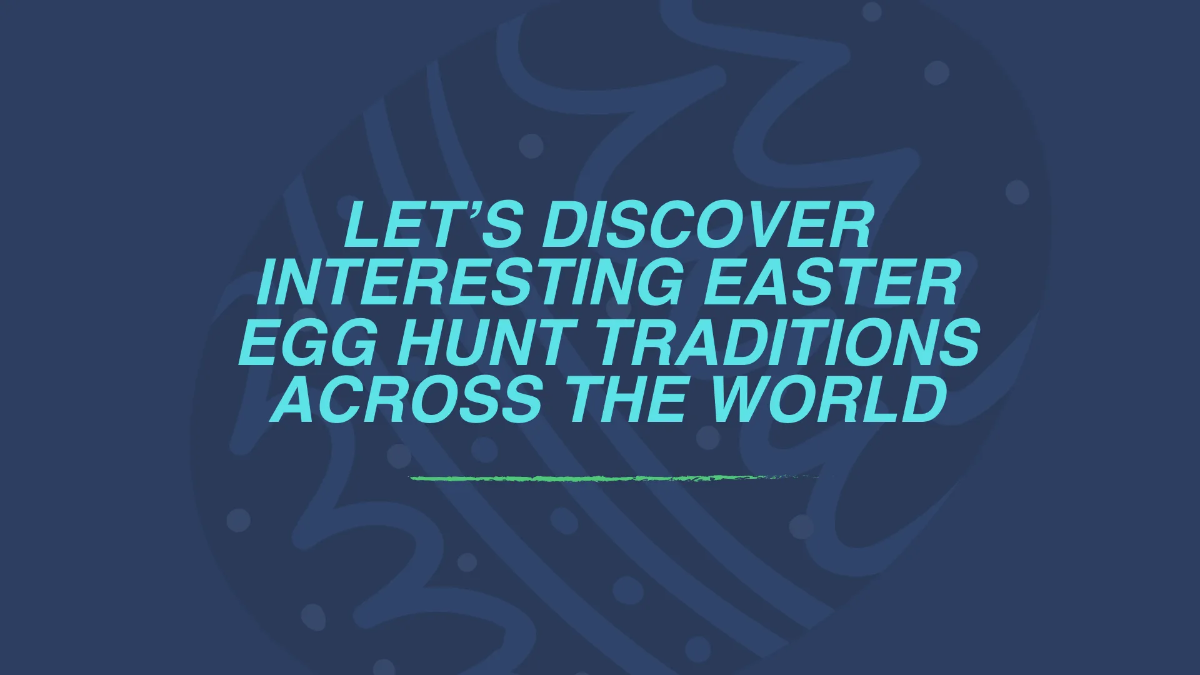 Free Easter Egg Hunt Presentation Template to Edit Online
