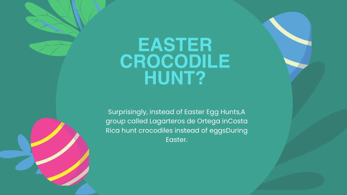 Free Easter Egg Hunt Presentation Template to Edit Online